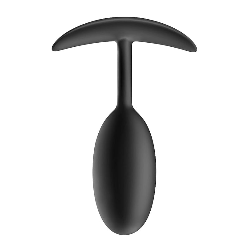 Anal Butt Plug, Soft Silicone Anal Plug With Built-In Metal Ball Prostate Massager Anal Dilator Anal Trainer Anal Sex Toys For Men And Women (L)