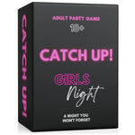 Catch Up! Spicy Girls Night Card Game – 18+ Conversation Starters For Women | Adult Party & Drinking Game | Bachelorette Party Games, Girls Night In