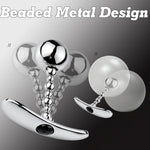 Male Butt Plug Metal Anal Beads Ass Plug