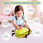 Kids Airplane Travel Toys For 3+ Year Old, Learning Toy To Develop Fine Motor Skills, Toddlers Car Traveling Essential Toys For Boys & Girls, Baby Sensory Activity Educational Toy, Birthday Gifts
