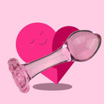 Glass Anal Plug Mini Crystal Ball Butt Sex Pleasure Wand Adult Sex Toy,Crystal Butt Plug Sex Toy G-Spot Personal Massage Stimulator Anal Training Expander Clitoral Dildo For Men Women(Style 4)