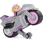 PAW Patrol, Moto Pups Skye’s Deluxe Pull Back Motorcycle Vehicle with Wheelie Feature and Figure