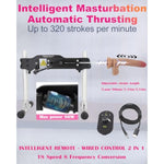 Realistic Female Sex Machine With Remote Control Anti Rotation Connectors Easy To Use For Masturbation Cup Toys, Adjustable Stretch Pumping Gun With Lifelike Dildo (2 Attachments For Man)