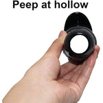 3Pcs/Sets Butt Plug Douche Enema Anal Dilator Peekers Hollow Anal Plug (Black)