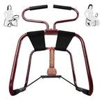 Sex Chiar Set, Sex Position Enhancer Chair With Adjustable Handrail And Realistic Dildo, Sex Furniture Sex Bench For Couples Adult Love, Portable Bdsm Novelty Riding Sex Toy For Sm Game (Red)