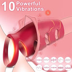 Vibrating Penis Sleeve Cock Ring, Couple Sex Toys For Men Penis Ring With 10 Vibrating Modes Couple Vibrator For Penis Enlargers & G Spot Stimulation, Elastic Cock Sleeve To Pump Prolong Male Sex Toys