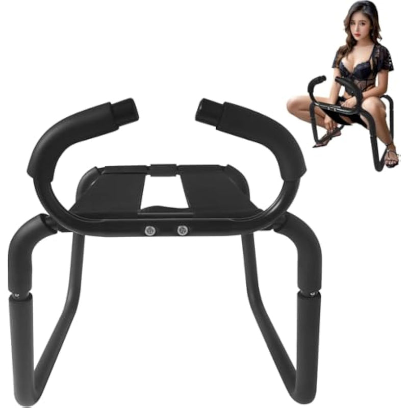 Sex Furniture Sex Chair For Couples Adult Games Folding Adjustable Love Position Aids Chair Portable Mount Stool Elastic Furniture Bear Weight Up To 300 Pound