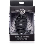 Hive Ass Tunnel Silicone Ribbed Hollow Anal Plug, Medium Medium (Pack Of 1)