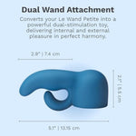 Petite Dual Silicone Attachment - Wand Massagers, Vibrator Attachments, Sex Toys For Adults