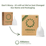 Menstrual Cup by AllMatters - Size A - Superior to Pads & Tampons - Voted Best Menstrual Cup by Reviewed - Made in Germany - Soft and Flexible