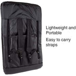 Stadium Seat Chair- Wide Bleacher Cushion With Padded Back Support, Armrests, 6 Reclining Positions And Portable Carry Straps, Midnight, Extra Wide