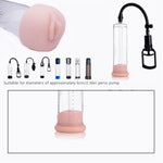 Silicone Ppenis Vacuum Pump Replacement Sleeve For Vacuum Penis Pump, Comfortable Pocket Pussy Masturbator Penis Pump Accessories Vagina Pump Male Enhancement Sex Toy Accessory For Men
