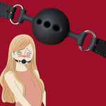 Silicone Ball Gags Adult Sex Toys Fetish Open Mouth Ballgags Adjustable Bdsm Oral Gag Restraints For Beginners Couples