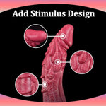 Squirting Dildo With Silicone Ejaculating Dildo 9 Inch Scale Textured Monster Plug Curved Anus Adult Sex Toy For Male And Female