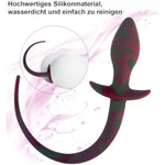 Anal Plug Silicone With Dog Tail Anal Toy Dog Tail Anal Plug Butt Plug Sm Anal Sex Buttplug Anal Stimulation Slave Cosplay Fetish Anal Sex Toys For Men Women Couples