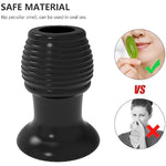 3 Piece Threaded Anal Plug For Women Adult Sex Toy For Couples Hollow Anal Toy With Matched Stopper Anal Stimulator For Women And Men Black Butt Plug Anal Trainer (Black)
