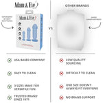 Jelly Backdoor Training Kit, Ultra, Flexible & Comfortable 3, Piece Graduated Anal Plug Set, Flexible & Realistic Butt Plugs With Suction Cup Bases For Hands Free Anal Training Fun