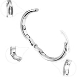 Metal Cock Ring, Cock Ring Adjustable Male Metal Penis Ring (Small)