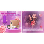 Adjustable Metal Nipple Clamps Entertainment Clip For Women R96 Non-Piercing Nipplerings Clip On Nipple Rings Decorative Clip For Clothing Accessories Suckers (Purple Small&Chain)