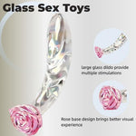 Glass Dildo for Women Glass Anal Dildo Sex Toy Large Glass Dildo