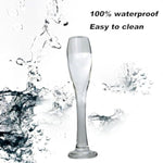 Romantic Wine Glass Shape Anal Plug Long Neck Crystal Anal Trainer Crystal Butthole Plug Glass Dildo Penis Butt Plug Massager G-Spot Stimulation Adult Sex Toys For Men And Women