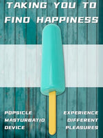 Popsicle Realistic Dildo, G-Spot Stimulation, Waterproof, Flesh, 4.3 Inch (Turquoise)
