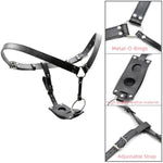 Lesbian Strapon Penis Panties Strap On Harness Pu Leather Thong Extreme Sm Erotic Sex Toys Bondage Restraints Adjustable Belt Women'S Chastity Belt For Butt Plug And Dildo (Dildo Not Included