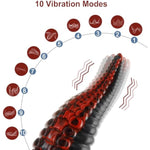Tentacle Dildo Vibrator + 22Inch Super Long Anal Beads