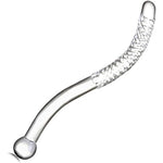 Crystal Glass Pleasure Wand Dildo Penis - Store - Smooth Glider Curved Glass,Clear