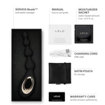 Soraya Beads Vibrating Anal Beads Massager With Bow-Motion Technology And 8 Vibrating Patterns, Adult Anal Toys (Black)