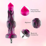 Sex Machine Dildo,8.6 In Knot Dildo Silicone Monster Dildo With Quick Air Connector For Thrusting Sex Machine,Sex Machine Attachments