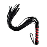 Black Sex Whip For Bedroom Play, Bdsm Flogger For Couples, Dominatrix Bdsm Whip Sexy Accessories