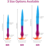 11.2 Inch Soft Silicone Anal Plug, Unisex Flexible Anal Dildo Butt Plug Anal Training, Vaginal G-Spot Stimulation Prostate Massage For Men Women Beginner (S)