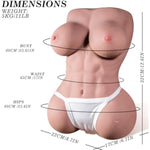 11 Lb Realistic Sex Doll For Men, Sexy Abdominal Muscle Doll Adult Toy, Vivid Love Doll Pocket Pussy Male Sex Toy For Vaginal Anal Breast Sex