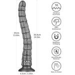 14.5 Inch Anal Vibrator Bbc Dildo Vibrating Snake Dildo Huge Big Black Anal Dildo Black Butt Plug Monster Dildo Big Buzzy Butt Plug Anal Fantasy Dildo Vibrating Tentacle Dildo