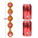 Butt Plug for Prostate Massager - Silicone Anal Beads with Pull Ring for Deep Penetration, Anal Dildo Adult Sex Toys & Games for Men Women Couples (M)