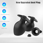 Hollow Anal Plug With Plug Kit Outgoing Wearing Butt Plug Tunnel Dilator Retractable Training Enema For Adults Or Couples (L)