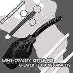 Sex Doll Male Masturbator Cleaning And Maintenance Kit 6 Pieces Male Sex Toy Love Doll Care Set: 3 X Absorbent Dryer Rods, 1 X Lubricant Applicator, 1 X Heated Rod, 1 X 10.5 Oz Irrigator (Black)