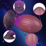 Silicone Butt Plug Soft Anal Plug Anal Dilator Fantasy Anal Dildo With Powerful Suction Cup Wearable Anal Masturbator For Prostate Stimulation Adult Sex Toys For Women Men Anus Masturbation (M)