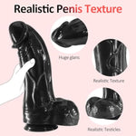 12.6" Realistic Huge Dildo?3.5" Diameter Thick Giant Adult Sex Toys With Strong Suction Cup,Monster Penis Dilator Large Anal Plugs, Strap On Dildo For Women Advanced Men