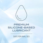 Silicone Lube True Feel, Silicone Based Personal Lubricant Helps Relieve Discomfort, Latex Condom Compatible Sexual Lubricant, Long Lasting Silicone Lubricant 8.45 Fl Oz