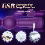 Vibrating Butt Plug Anal Beads - Anal Toys Sex Toys, Anal Vibrators Men Prostate Massager Wand Sex Novelties, G Spot Dildo Sexual Pleasure Tools For Women, Adult Toys Vibrater For Couples (Purple)