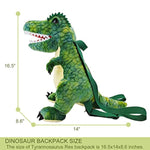 P Lush T Rex Dinosaurs Backpack, 16" D Inosaur S Stuffed Animal Bag Toddler D Inosaur Backpack For Kids 3-5, Dinosaurs Gift Bag Plush Dinosaur Toys For Kids Giant Dinosaur Plus H Backpack