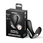 Top Secret+ Connect App Vibrator Sex Toy | Adult Toys For Women | Wearable Vibrator | Vibrating Sexual Pleasure Device | Stimulation Vibrators | Woman Sextoy (Black)