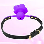 Silicone Ball Gag Breathable Hollow Mouth Gag With Adjustable Strap Adult Bdsm Sex Toy For Couples Sensory Play Bondage Restraint