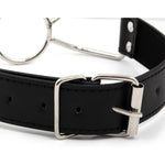 Sex Bondage Bdsm Toys O-Ring Mouth Gag, Sm Enthusiasts Adult Toy Adjustable Leather Bondaged Restraints(S)