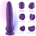 8.66 Inch Realistic Huge Silicone Dildo For Women? Big Dildo With Strong -Suction Cup?Adullt Toys For Women Pleasure Dildo ?Dildo For Men (8.66 Black Purple)