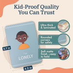 Emotion Flashcards – 25 Emotion Cards For Kids. Help Toddlers Identify Emotions – Emotion Cards For Toddlers – Fun Illustrations Mixed Emotions Card Deck & Feelings Card - 2-8 Years