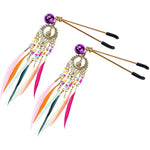 Nipple Clip Sex Tools Restraints Bondage Set Sexy Toys Sm Nipple Clamps Slave Sex Game Tool With Adjustable Straps Bed Play Clitoral Clamps For Women Nipple Clip Clitoris Clamps Adult