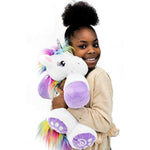 Plushible Poppy The Unicorn Stuffed Animal, 18" Plush Unicorn Toy For Girls & Boys - Machine Washable Plush, Soft Stuffed Animal Toy, Gift'S Day Gift For All
